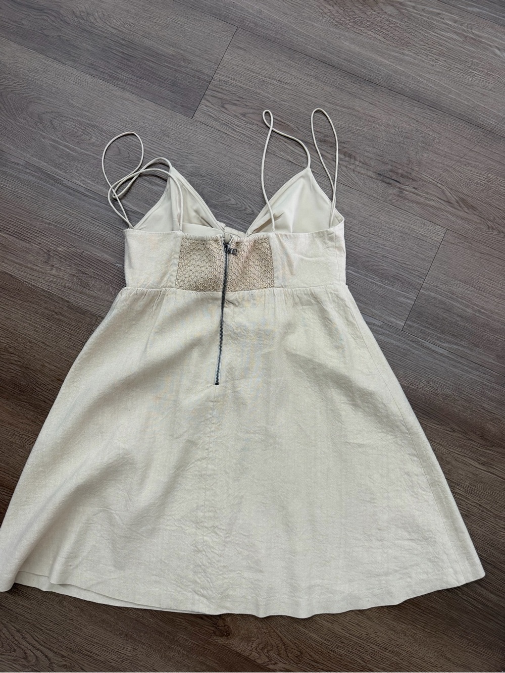 Alice+Olivia Linen Blend Melvina Dress Sz 2 - Picture 4 of 4